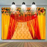 Lofaris UK Festa Floral Curtain To Celebrate New Year Backdrop